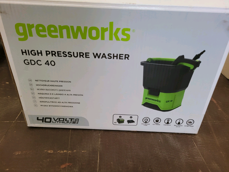 Greenworks high pressure washer | in 